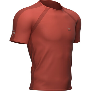 T-Shirt COMPRESSPORT TRAINING Manches Courtes Rouge 2021